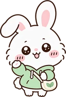となりで つりを する うさぎ